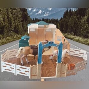 Vintage 1998 Mattel Barbie horse ranch set